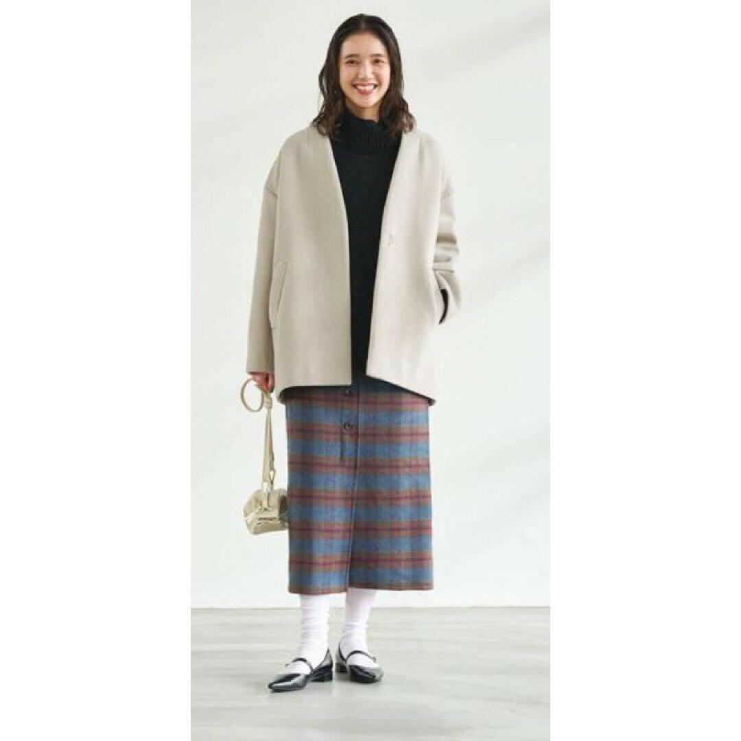 グリーンレーベルリラクシング　ヴィクトリアンウールハーフコート