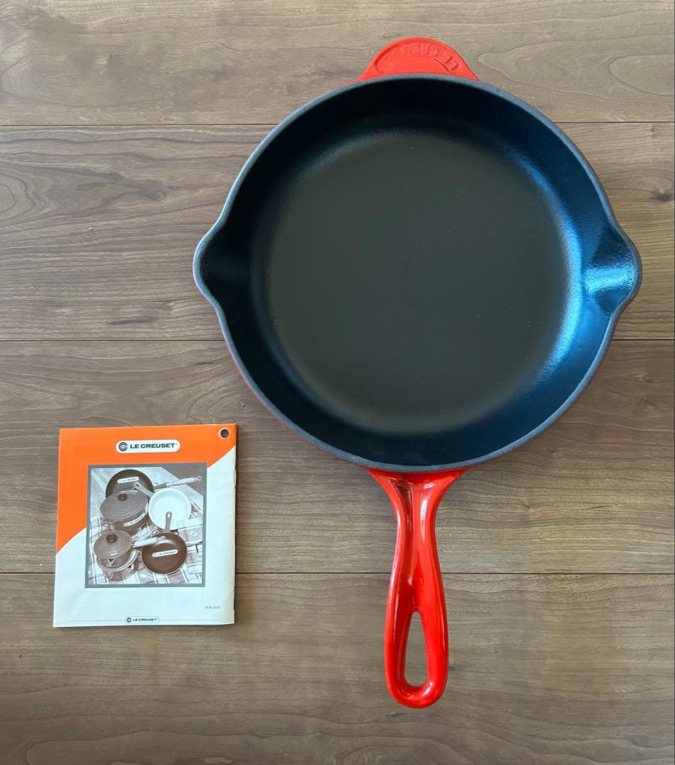 ル・クルーゼ スキレットフライパン 赤　直径約23cm