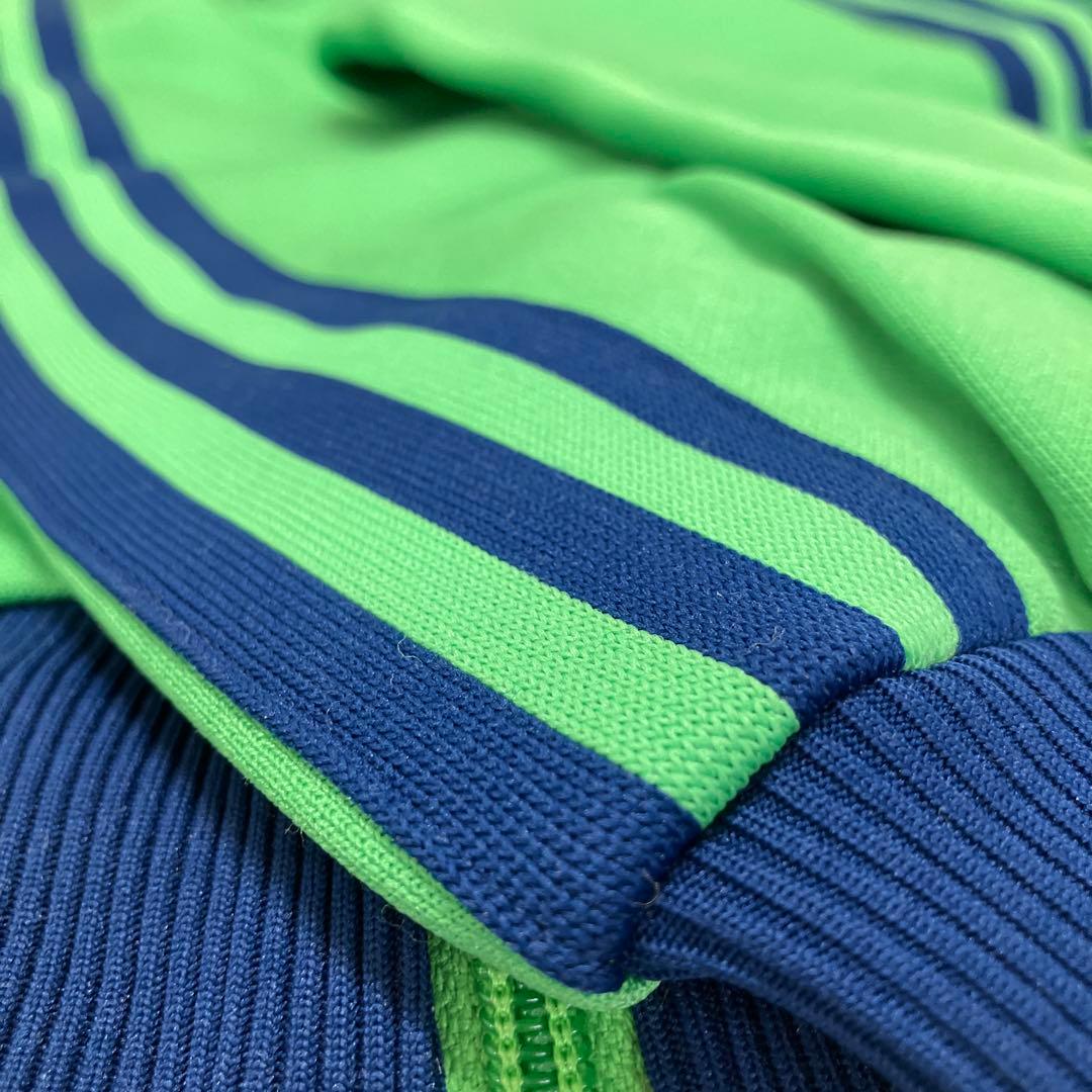 ⑱adidas トラックジャケット 5号70s 80s デサント製 グリーン