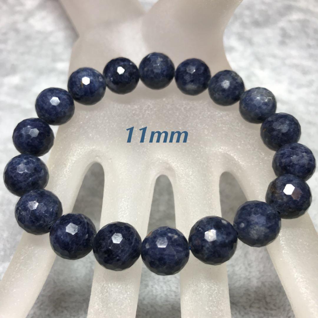 S00★特選ご奉仕★希少☆勝利を呼ぶ石【サファイア『青玉』ミラーカットブレス】❤️