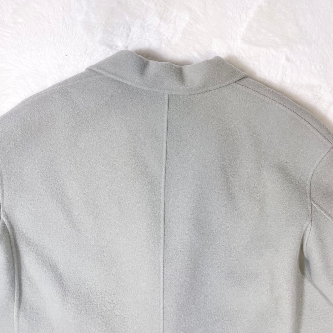 GALERIE VIE ライトメルトンチェスターコート ライトグリーン Mサイズ