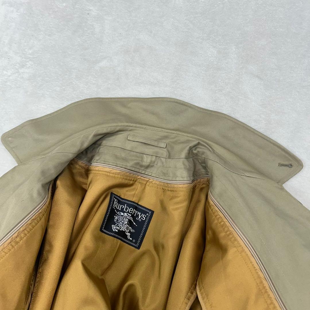 J501 美品 M バーバリー ライナー付き ステンカラーコート メンズ