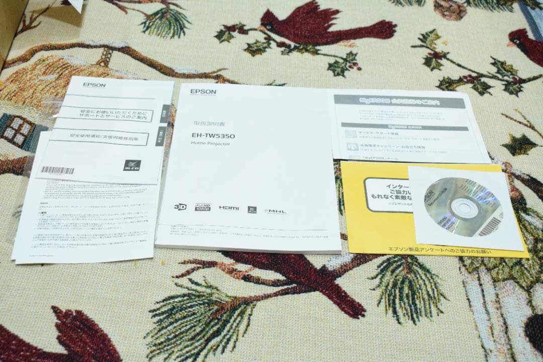 EPSON プロジェクター EH-TW5350 動作確認済み 付属品あり