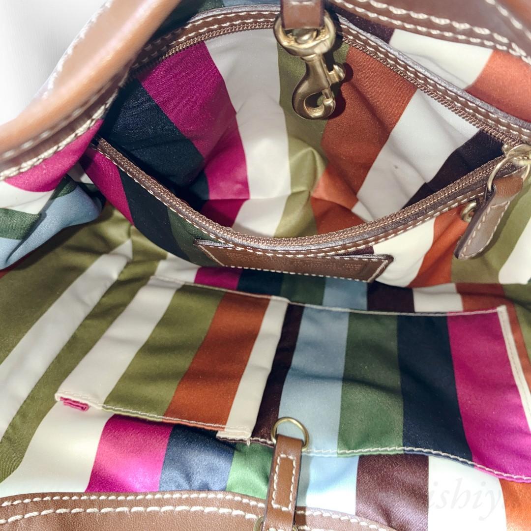 【希少・美品】オールドコーチ ショルダーバッグ　ブラウン　レザー　トートバッグ