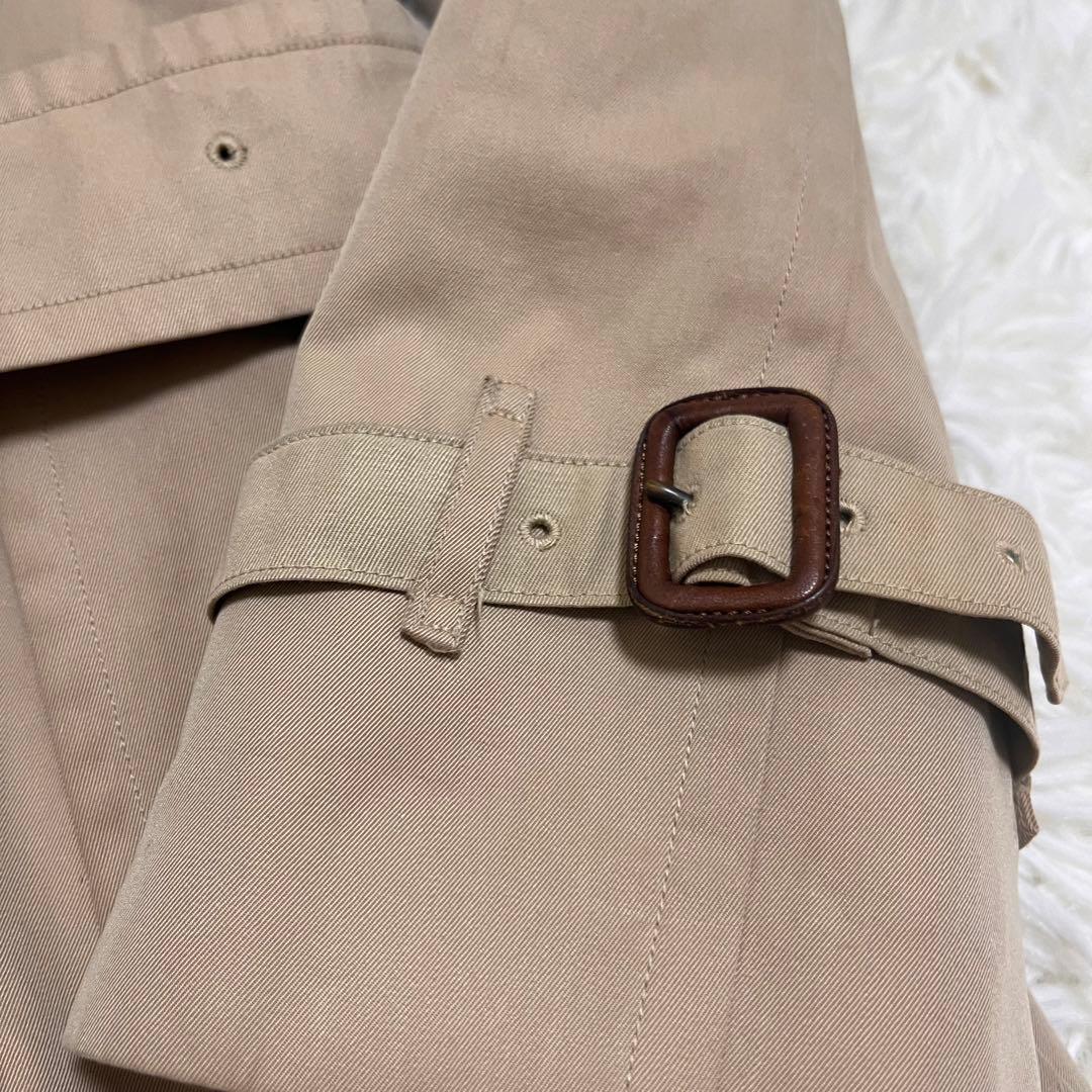 【美品】バーバリー　トレンチコート　ロング　ノバチェック　ベルト　ハニーベージュ