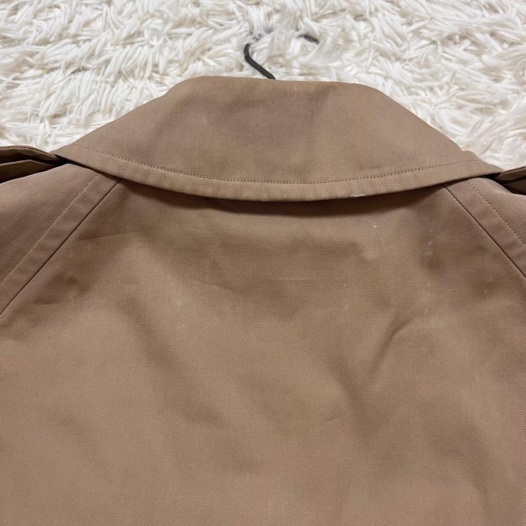 【美品】バーバリー　トレンチコート　ロング　ノバチェック　ベルト　ハニーベージュ