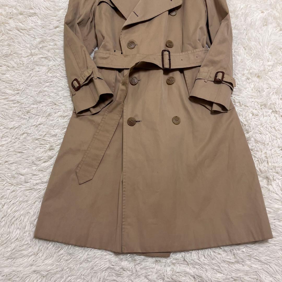 【美品】バーバリー　トレンチコート　ロング　ノバチェック　ベルト　ハニーベージュ