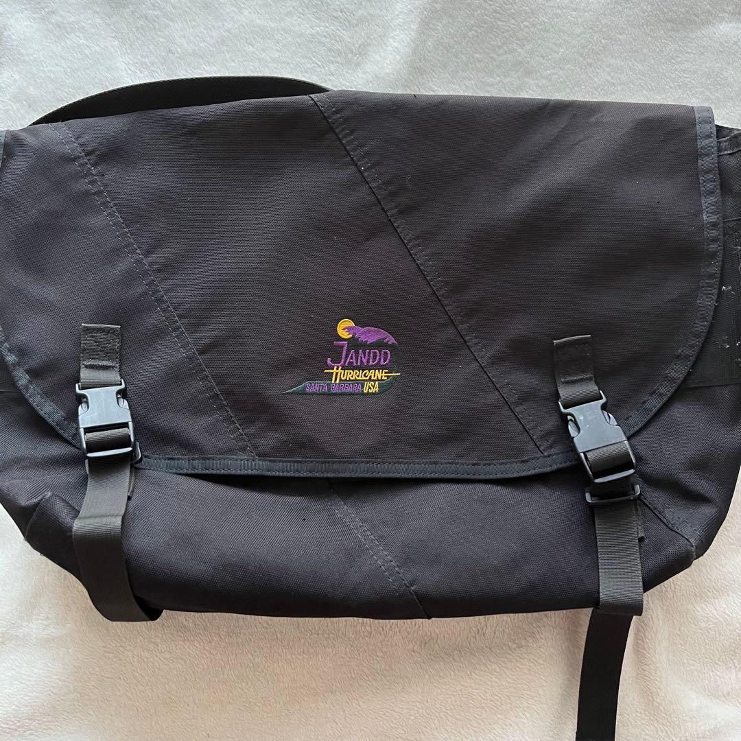 90s JANDD HURRICANE メッセンジャーバッグ ブラック usa
