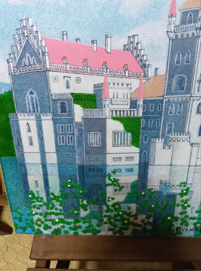 福山清隆の直筆油彩画です写真14枚です