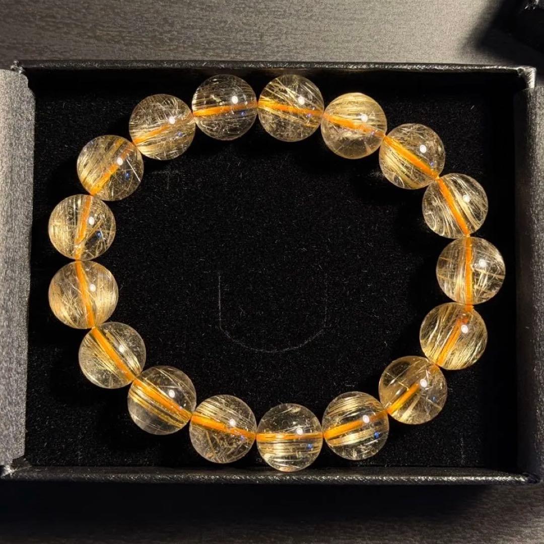 【品質保証書付】昇仙峡ルチルブレスレット