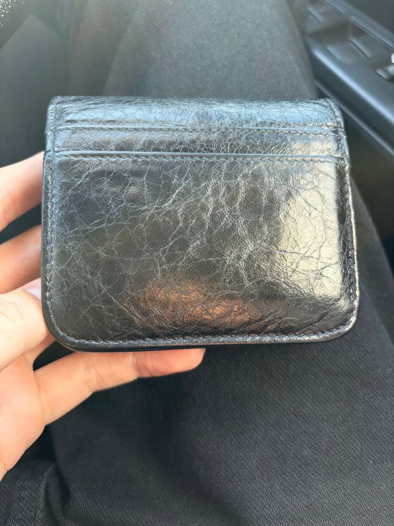 BALENCIAGA 二つ折り財布 黒