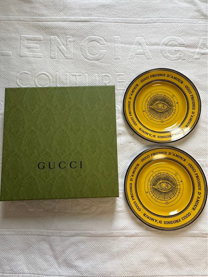 新品未使用！GUCCI スターアイ デザートプレート 2点セット