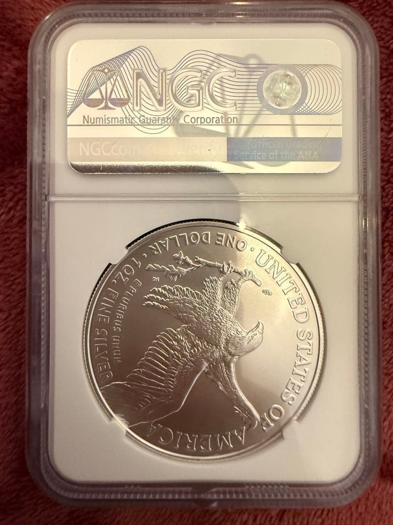 銀貨 Struck at West Point Mint 2021 MS70