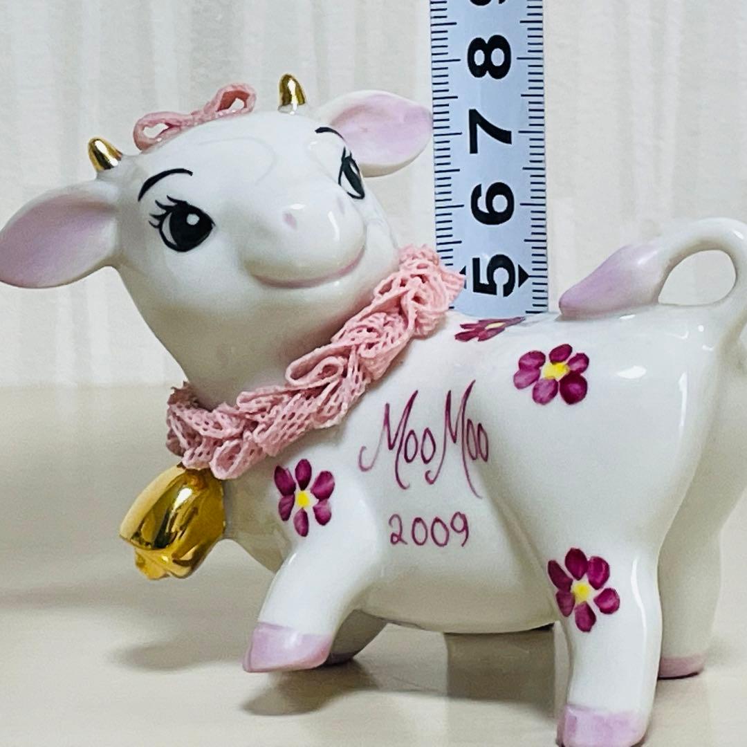 アイリッシュドレスデン 干支 2009年 丑 ウシ 置物 フィギュリン
