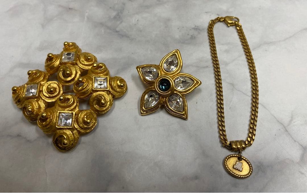 LANVIN ランバン ブローチ ブレスレット セット