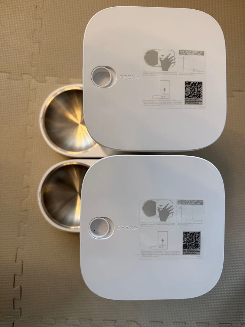 PETKIT FRESH ELEMENT 自動給餌器 ホワイト　二台