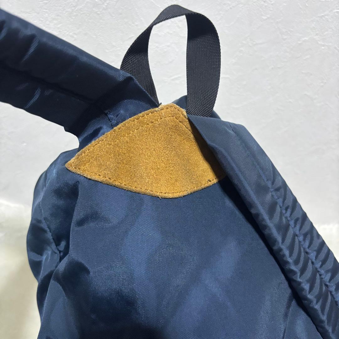 希少　エルベシャプリエ　978N デイパック　リュック　ナイロン　ネイビー