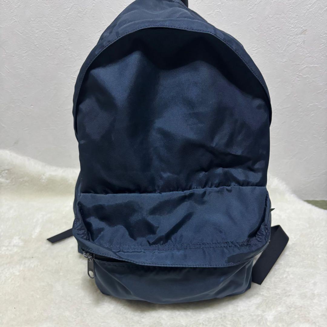 希少　エルベシャプリエ　978N デイパック　リュック　ナイロン　ネイビー
