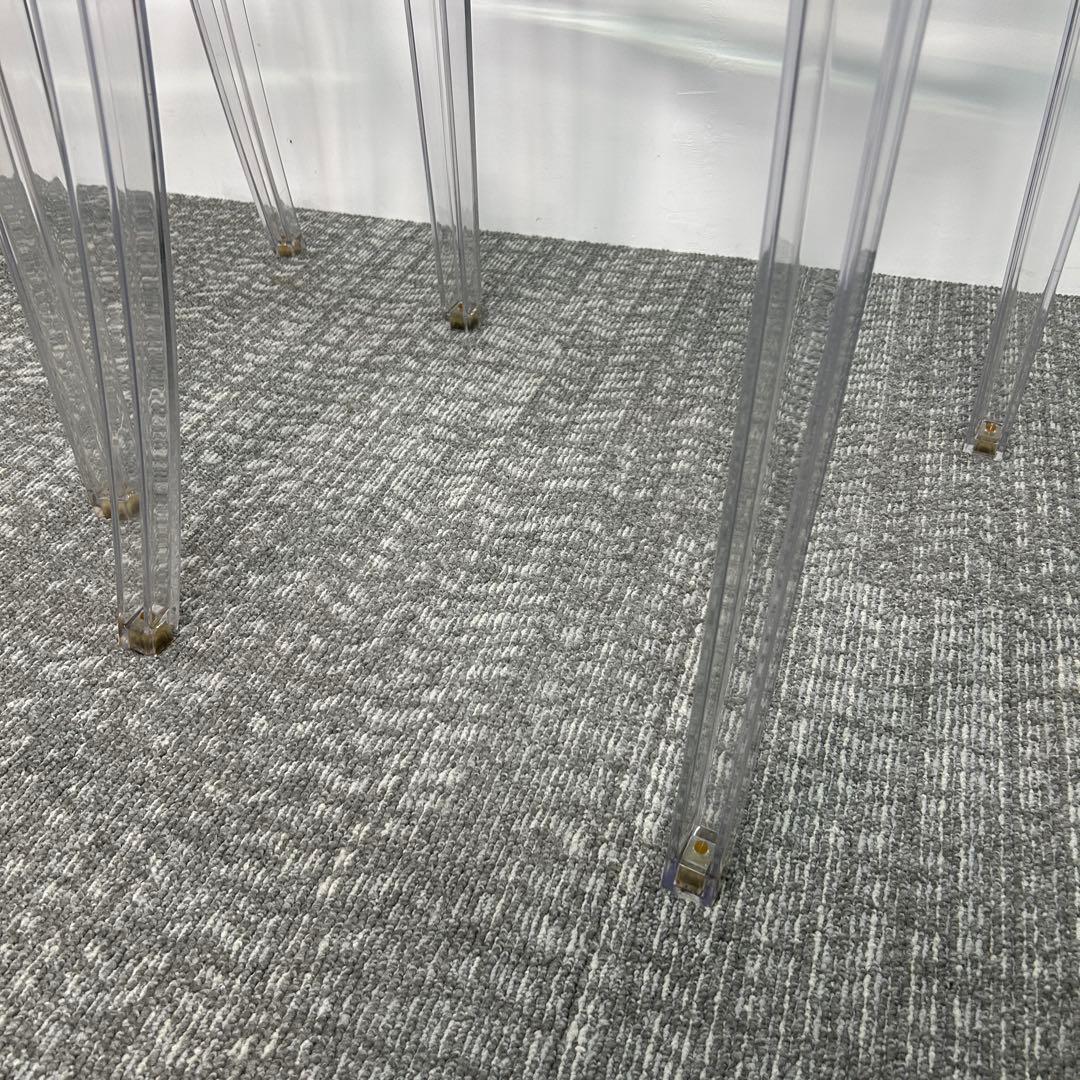 【2脚セット】Kartell ルイ・ゴースト シングルチェアクリア