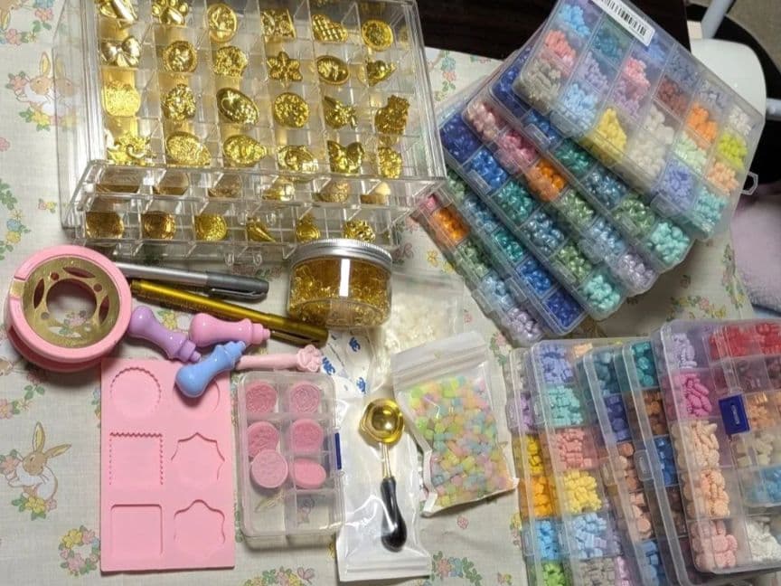 シーリングスタンプ　まとめ売り　シーリングワックス　シーリングキット