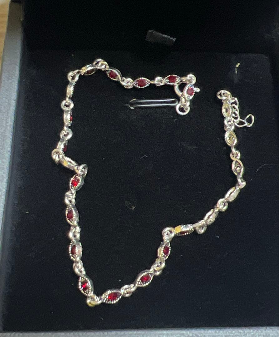 アルメニア　職人　ハンドメイド　ガーネットブレスレット