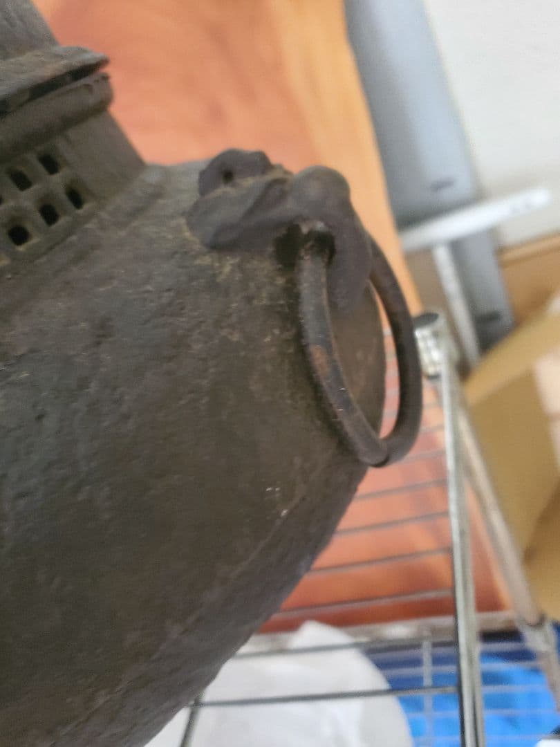 鉄製 茶釜 伝統的デザイン 電熱器 風炉用 茶道具