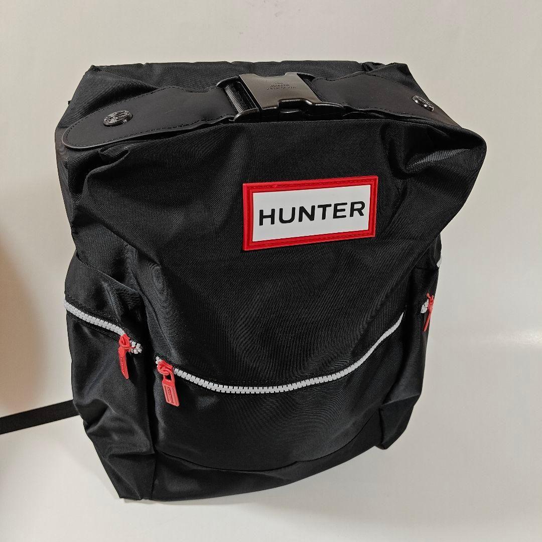 未使用　HUNTER ハンターリュックサック バックパック　ブラック