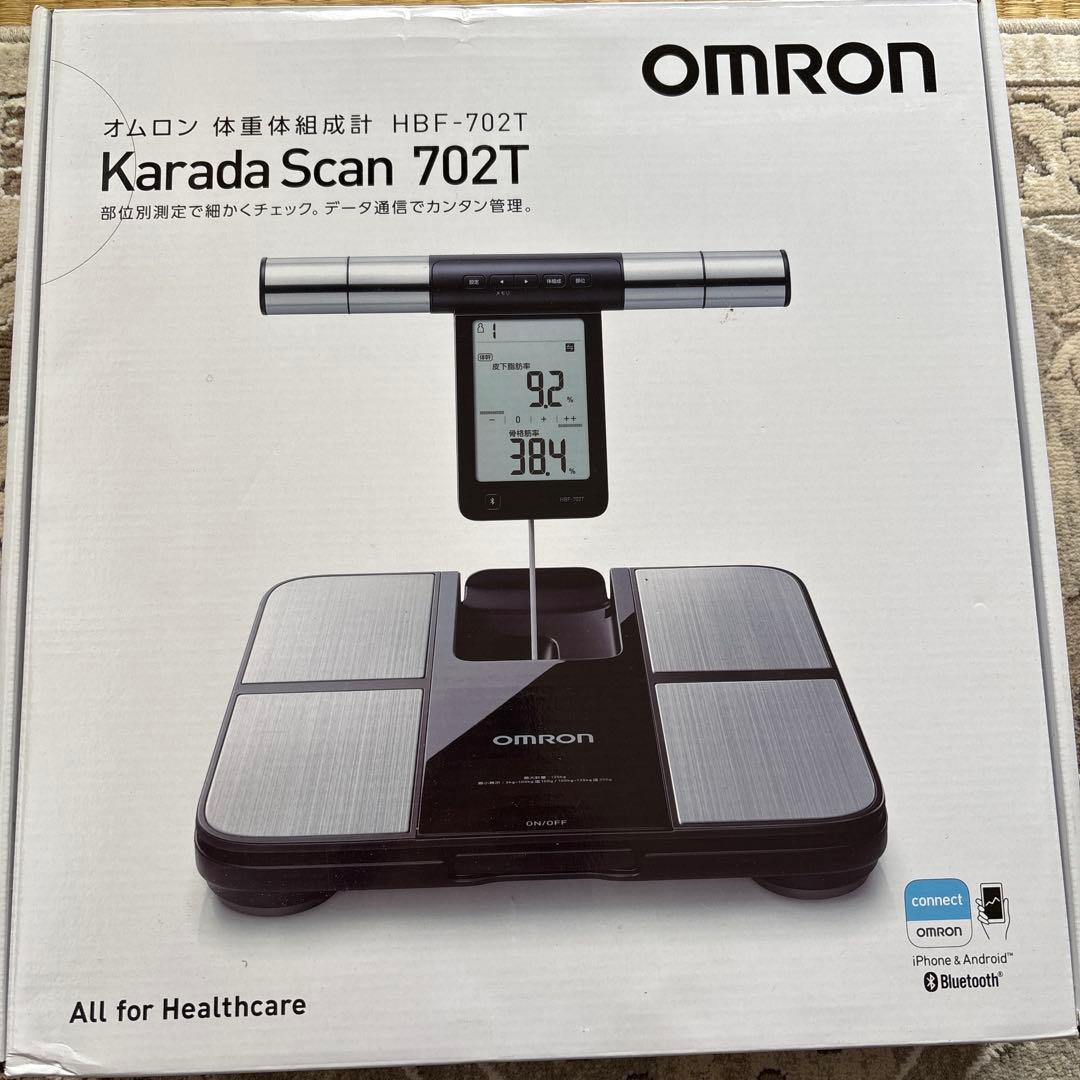 オムロン　体重体組成計　HBF-702T ブラック