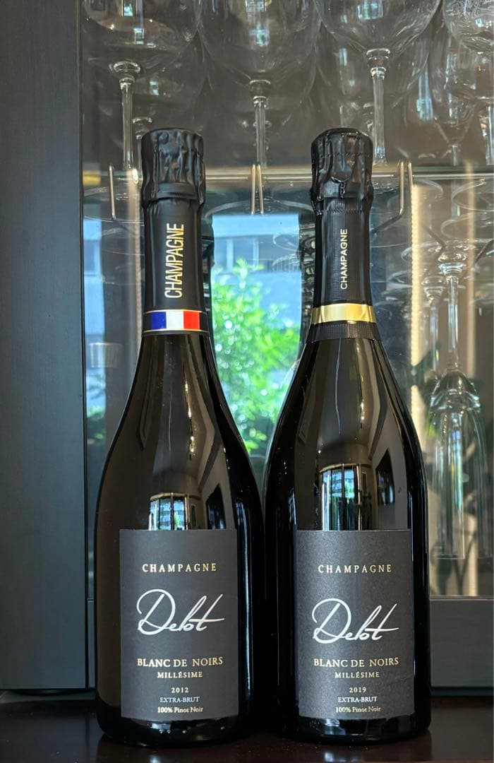 シャンパーニュDelotブラン・ド・ノワール ミレジム2012、2019 セット