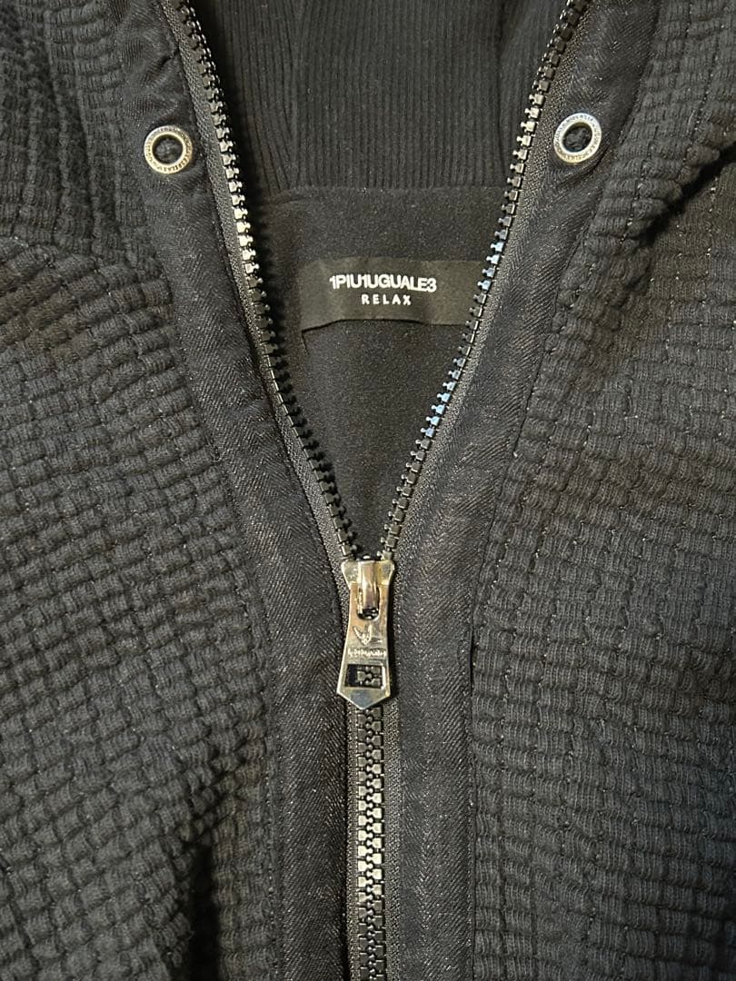 1PIU1UGUALE3 RELAXワッフルパーカーセットアップ【S】