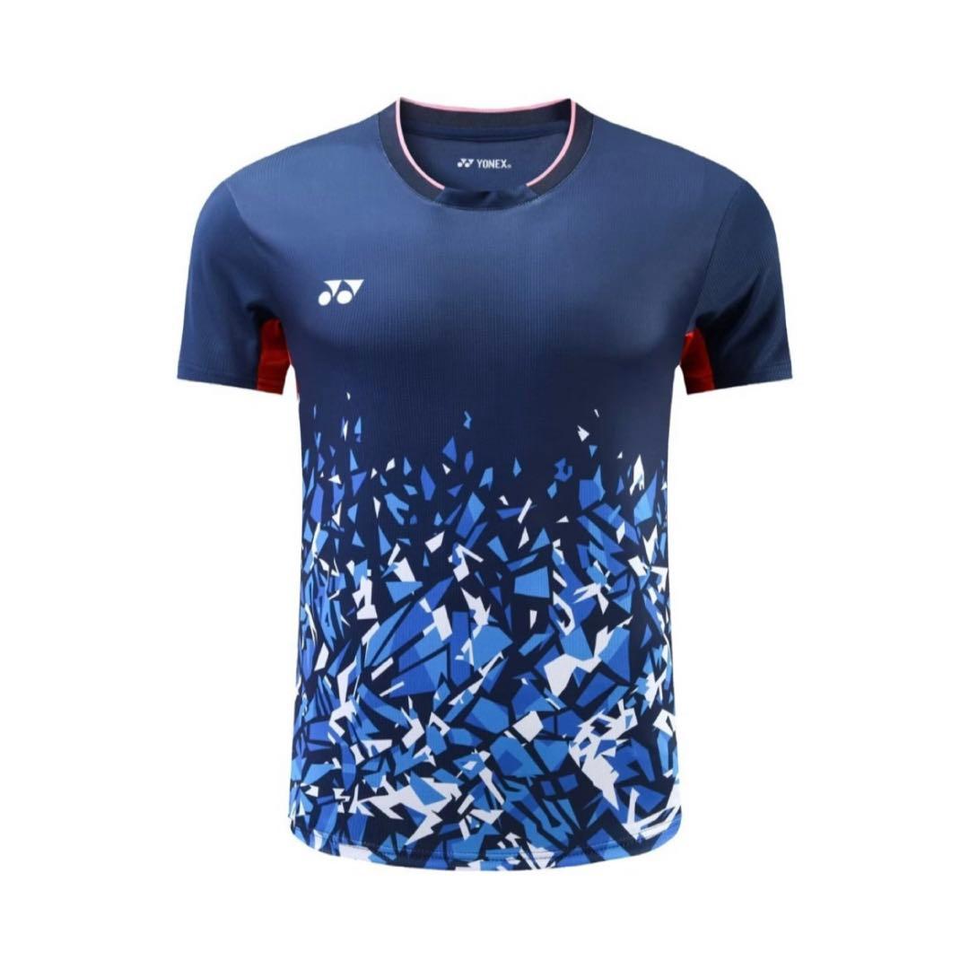 ヨネックスYONEX バドミントン日本代表モデルゲームウェア新品　XL ブルー