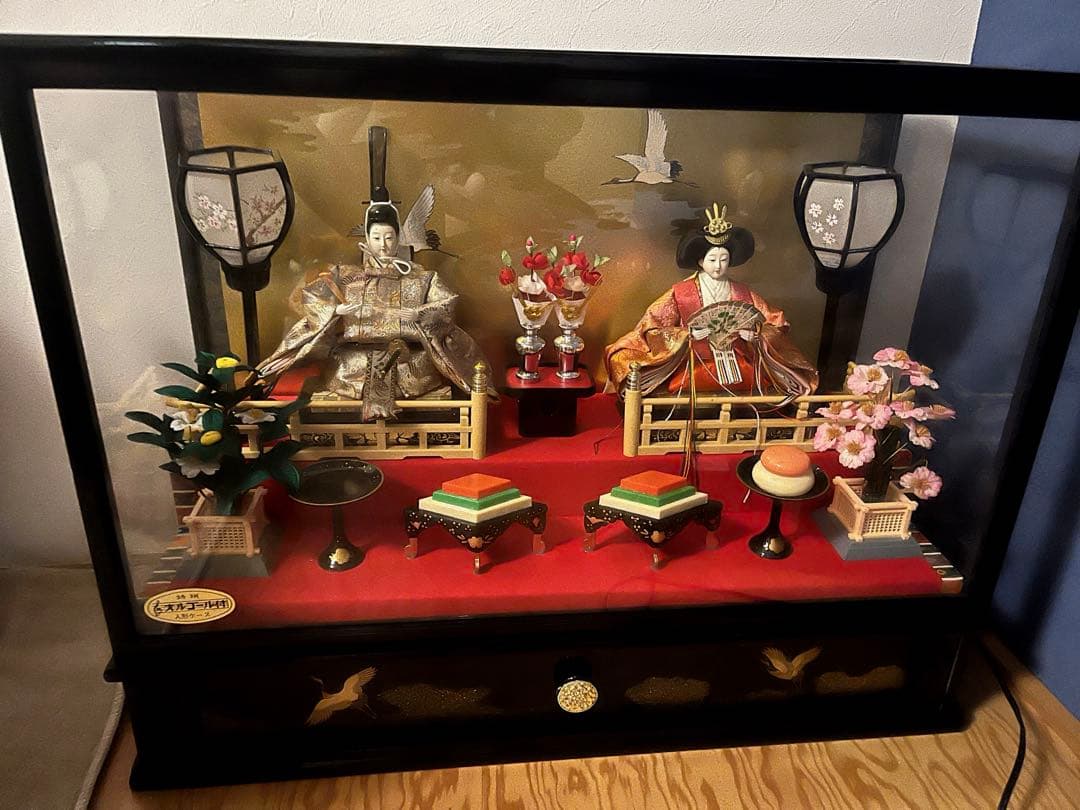 ケース飾り雛人形　親玉飾り