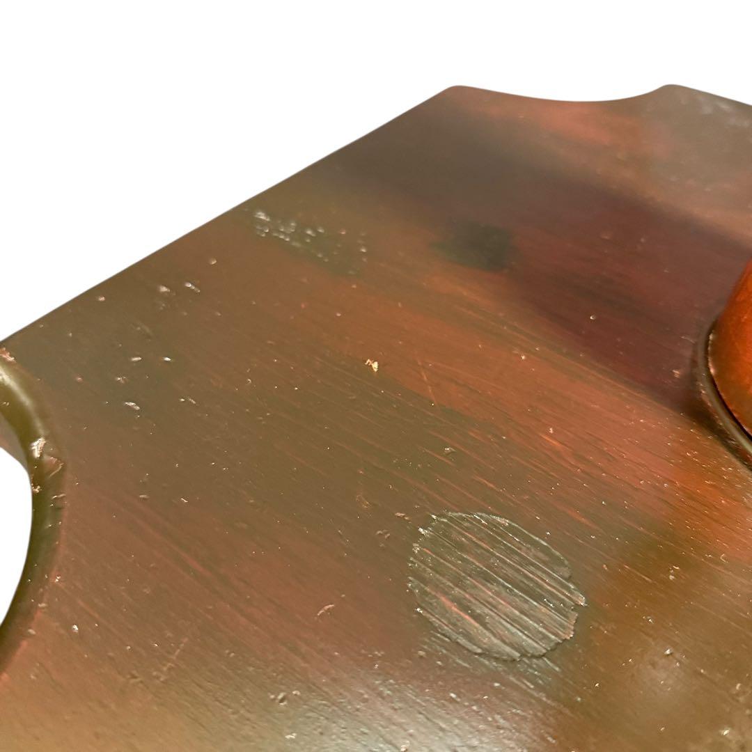 HR874 【希少】古いステンドグラスライト　照明　スタンドライト　テーブル付き