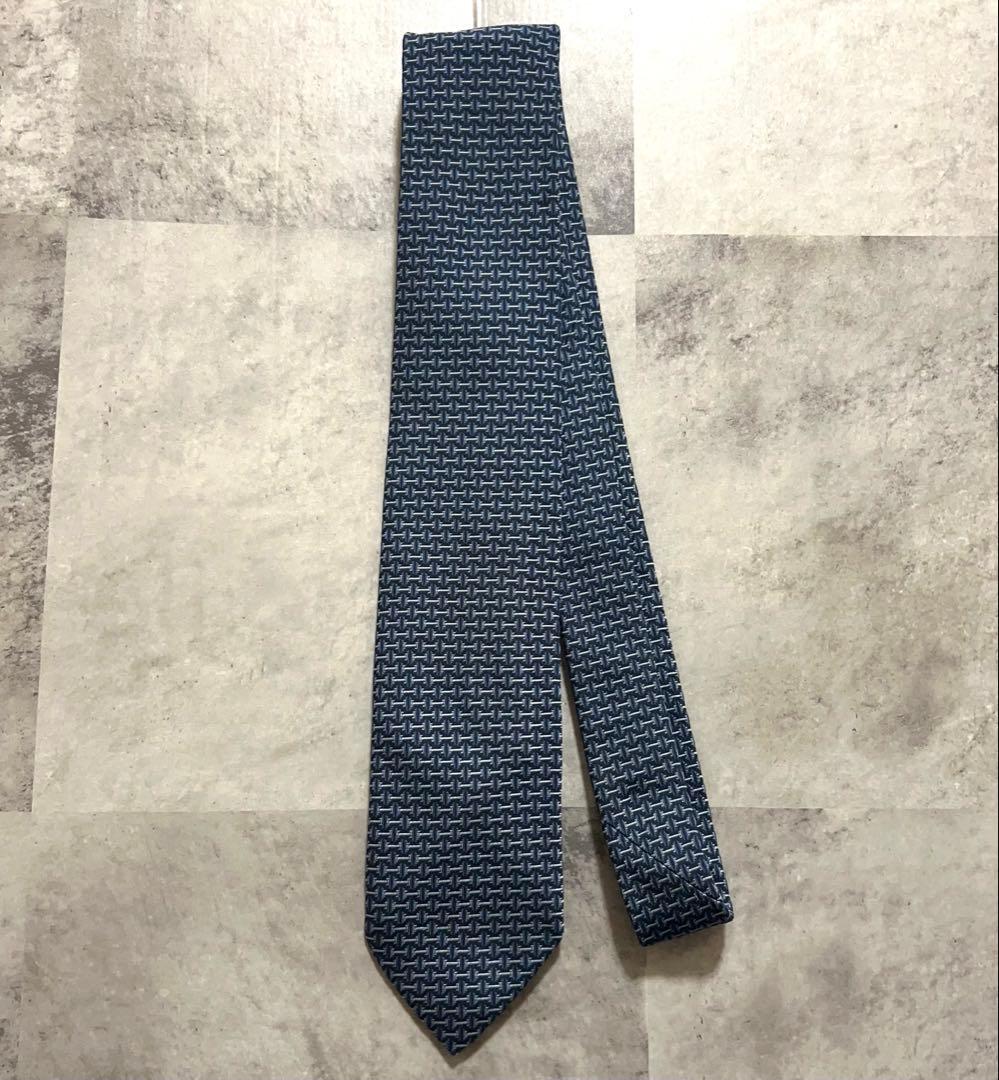 HERMES ネクタイ ハイブランド ファソネ H織り