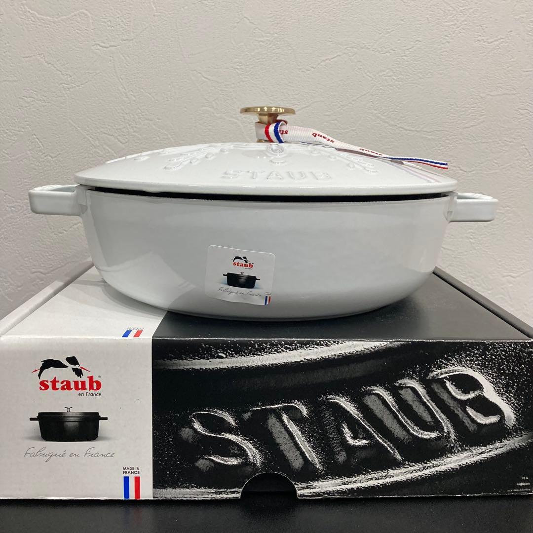 ストウブ　スノーフレーク　ブレイザーソテーパン　24センチ