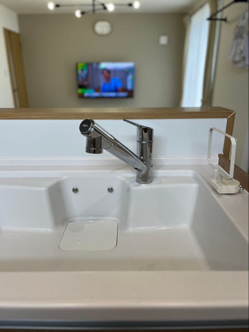 タカギ シングルレバー 混合水栓 【品番JY297MN-9NTNT1 】1年使用