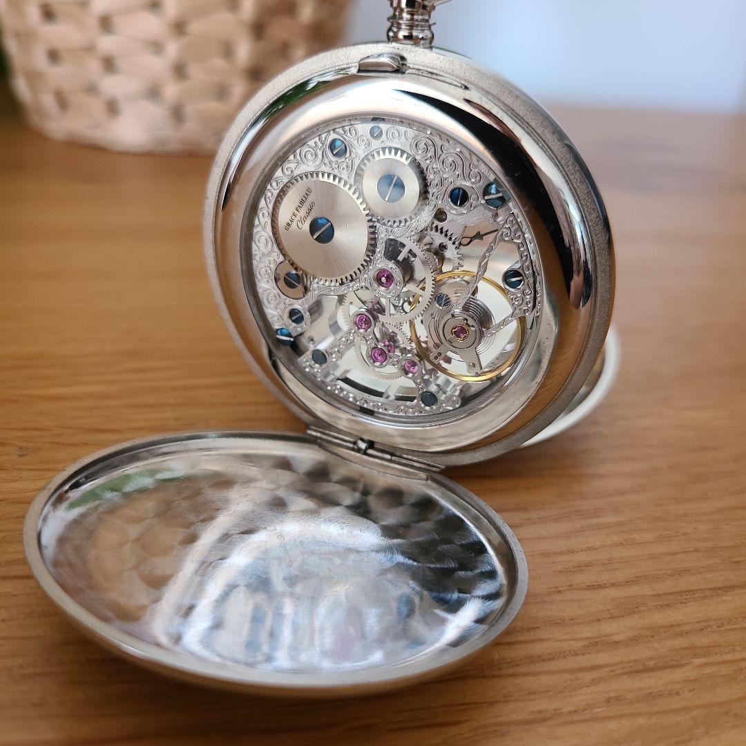 GRACE FABLIAU Classicスケルトン 懐中時計