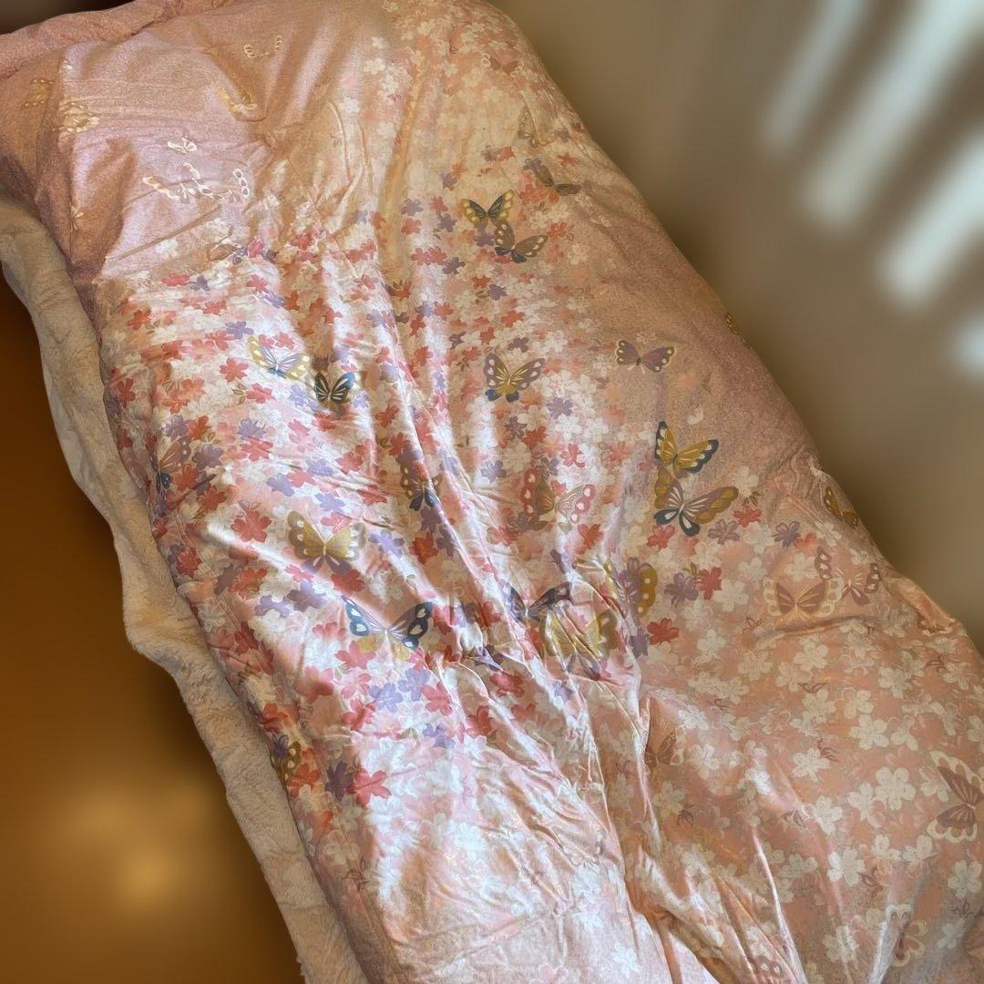 新品未使用品　タグ付き　東洋羽毛　TUK羽毛布団　シングル　ピンク