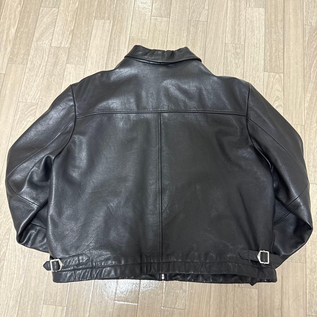 ぽ*こ様 ROUNDTREE&YORKE レザージャケット ブラック