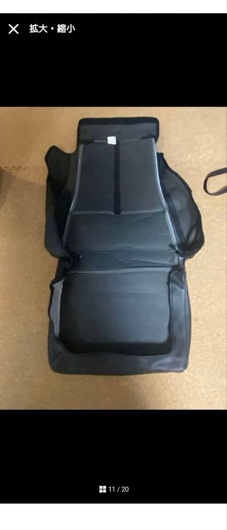 合皮シートカバー黒　アルファード・ヴェルファイア20系７人乗り用　ジャンク