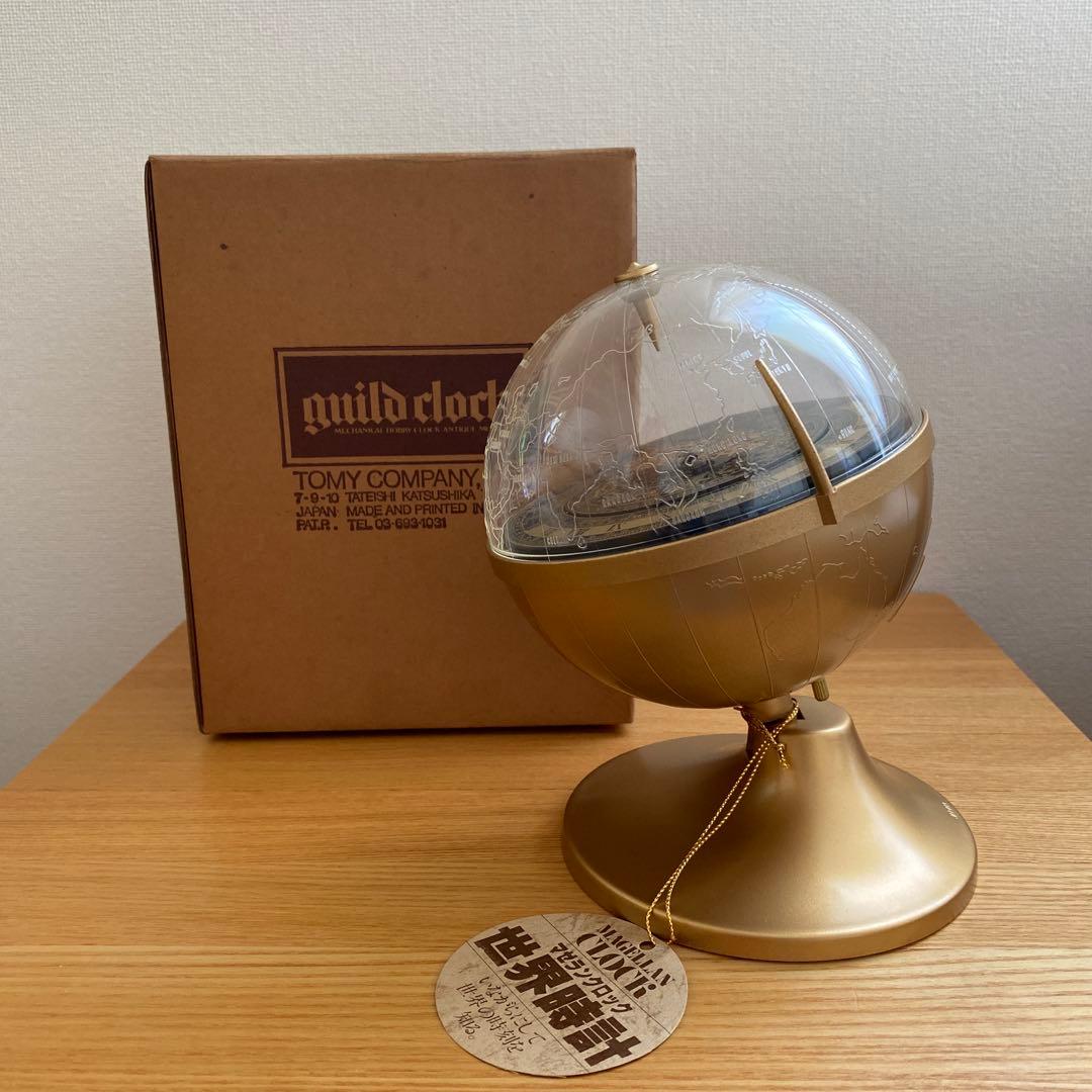 【新品】マゼランクロック 置き型 からくり時計ワールドタイマー