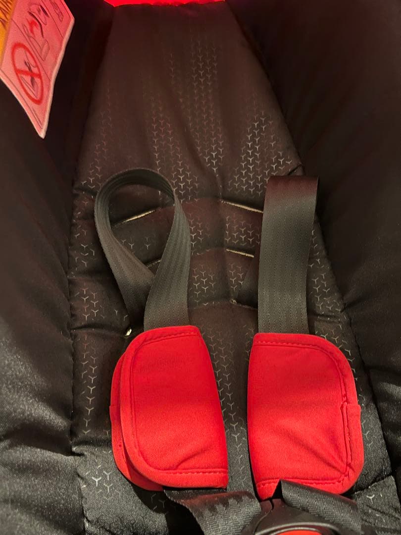 【美品】doona+ ドゥーナ　ベビーカー　チャイルドシート　サンシェードレッド