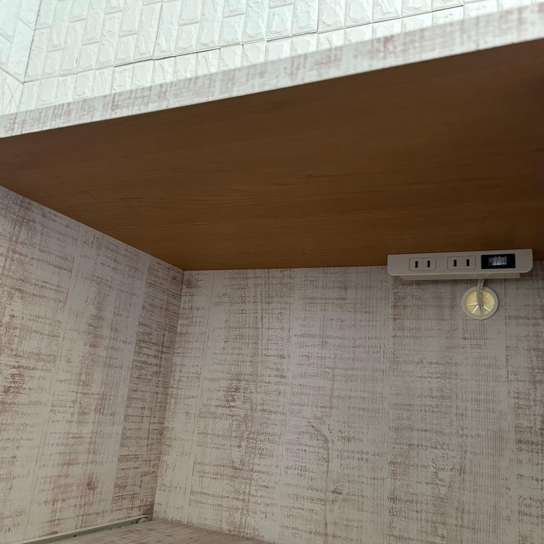 都内23区送料無料❗️ 大川家具　アンティークホワイト　キッチンボード✨