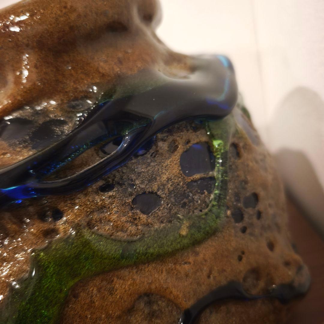 値下げ対応専用品　現代の名工　稲嶺盛吉　琉球ガラス 花瓶