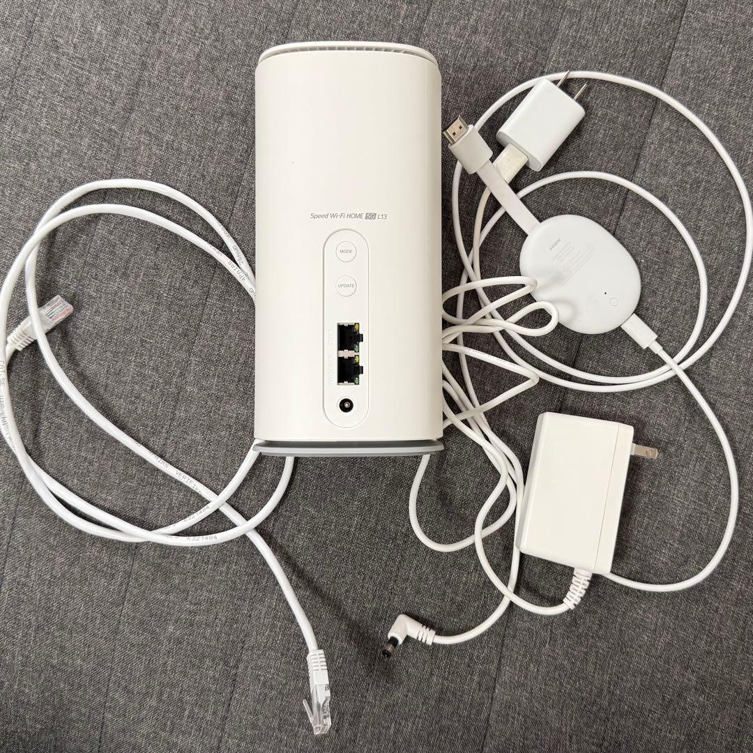 カシモWiMAX ホームルーター ZTR02＋LANケーブル1m