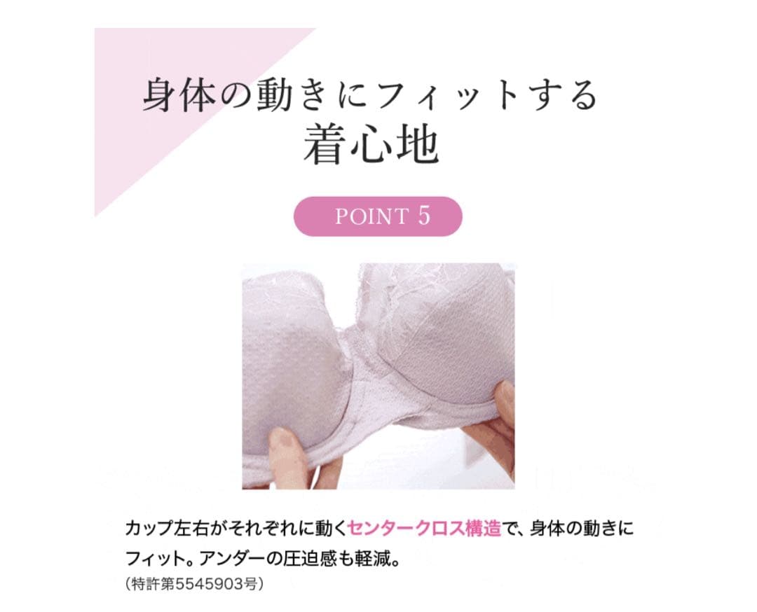 シャルレ＊美意識ブラジャー＊D70＊ネイビー、ピンク定価10560円