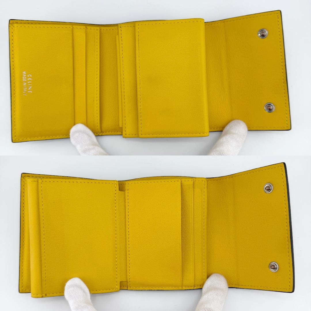 CELINE セリーヌ コンパクト ウォレット 三つ折り 財布 札入れ 小銭入れ