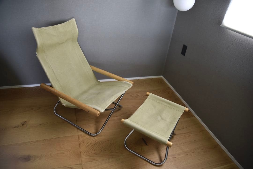 ニーチェア　フォールディングチェア+オットマン