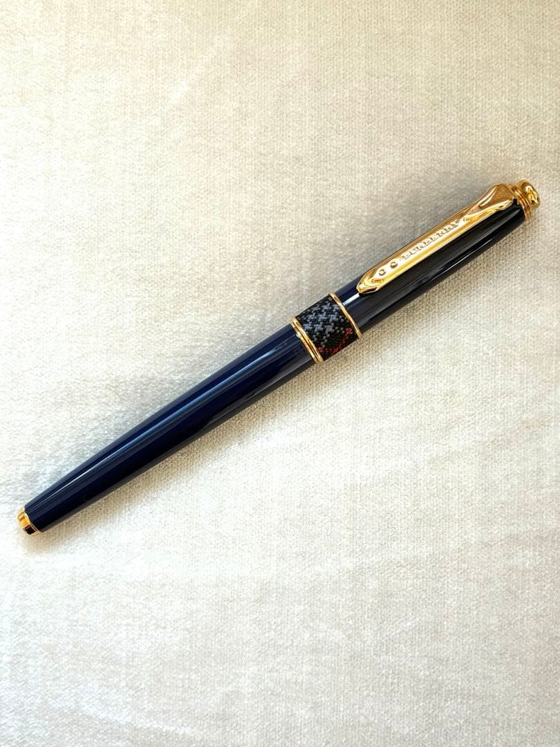 廃盤 Pentel ぺんてる バーバリー ケリー ネイビー　ボールペン
