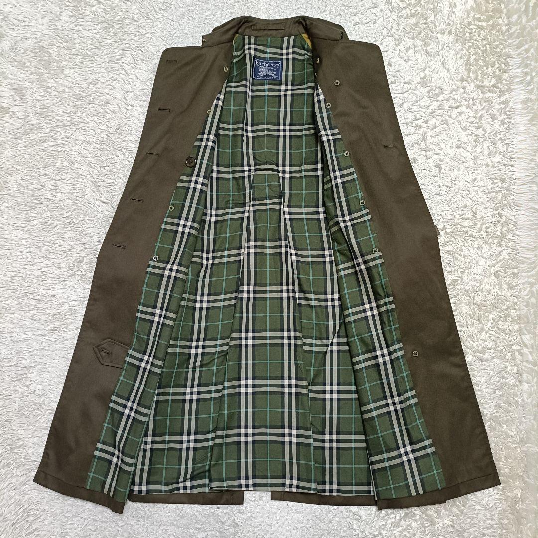 【美品】BURBERRY ノバチェック ベルト付き トレンチコート 英国製